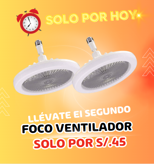 Oferta segunda unidad - Foco Ventilador